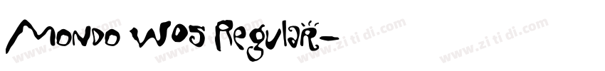Mondo W05 Regular字体转换